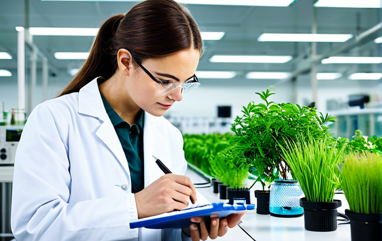 농업환경기술자 자격증 보유자의 커리어 패스 - **Agricultural Advisor:** A professional agricultural advisor in appropriate attire, fully clothed, ...