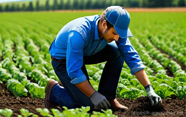농업환경기술자와 디지털 농업 기술 - **Prompt:** A dynamic scene of modern AgriTech in action within a picturesque French vineyard or cro...