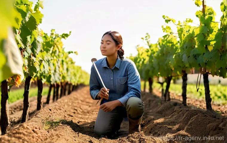 농업환경기술자 필수 학습 노트 작성법 - **Prompt:** A young, determined female agro-environmental engineering student, around 22 years old, ...